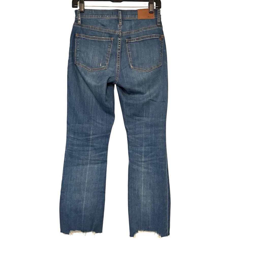 Madewell Cali Demi-Boot Jeans: Destructed-Hem Edition, Sz 25 - Picture 6 of 16